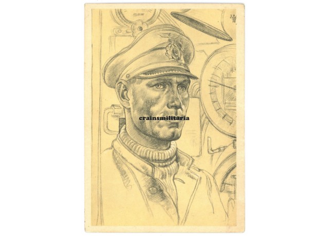 U-Boot Leitender Ingenieur - Willrich postcard
