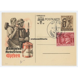 Winterhilfswerk WHW postcard - Vienna 1941