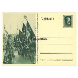 RAD Flag bearers postcard - Reichsparteitag 1937 RAD Flag bearers postcard - Reichsparteitag 1937