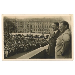 Adolf Hitler with Hermann Göring postcard