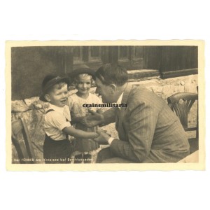 Adolf Hitler with children at Hintersee