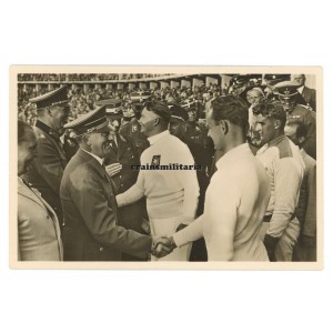 Adolf Hitler in Olympia 1936 postcard