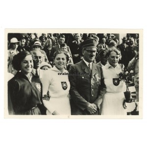 Adolf Hitler in Olympia 1936 postcard