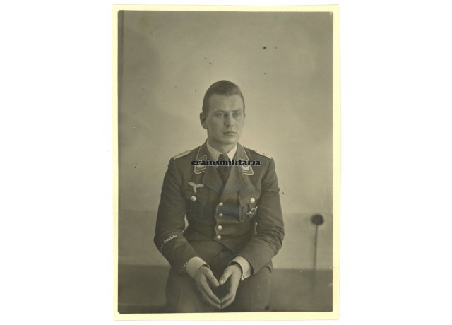 Knight's Cross winner Rudolf Müller portrait Knight's Cross winner Rudolf Müller portrait