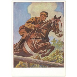 SA-Sportabzeichen postcard - cavalry