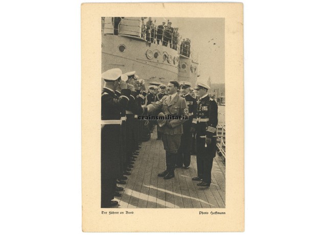 Adolf Hitler on Schleswig-Holstein postcard