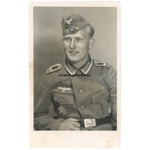 Heer Wachtmeister with Spanienkreuz portrait