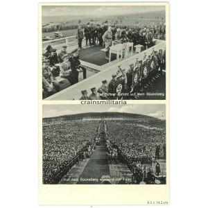Adolf Hitler in Bückeberg Erntedankfest postcard Adolf Hitler in Bückeberg Erntedankfest postcard