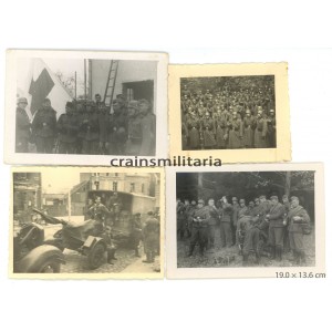 Lot of 4 SS Totenkopf photos Lot of 4 SS Totenkopf photos