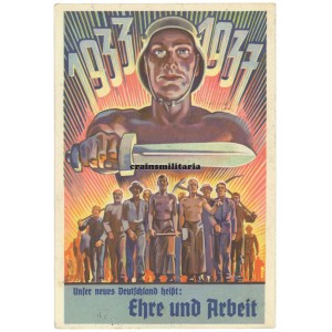 Ehre und Arbeit postcard