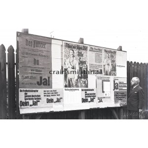 Adolf Hitler propaganda negative - Volksabstimmung 1934 Adolf Hitler propaganda negative - Volksabstimmung 1934