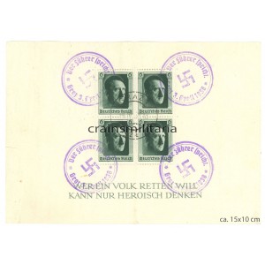 Adolf Hitler in Graz 1938 stamps