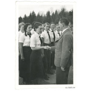 Adolf Hitler with BDM girls on Obersalzberg 1937