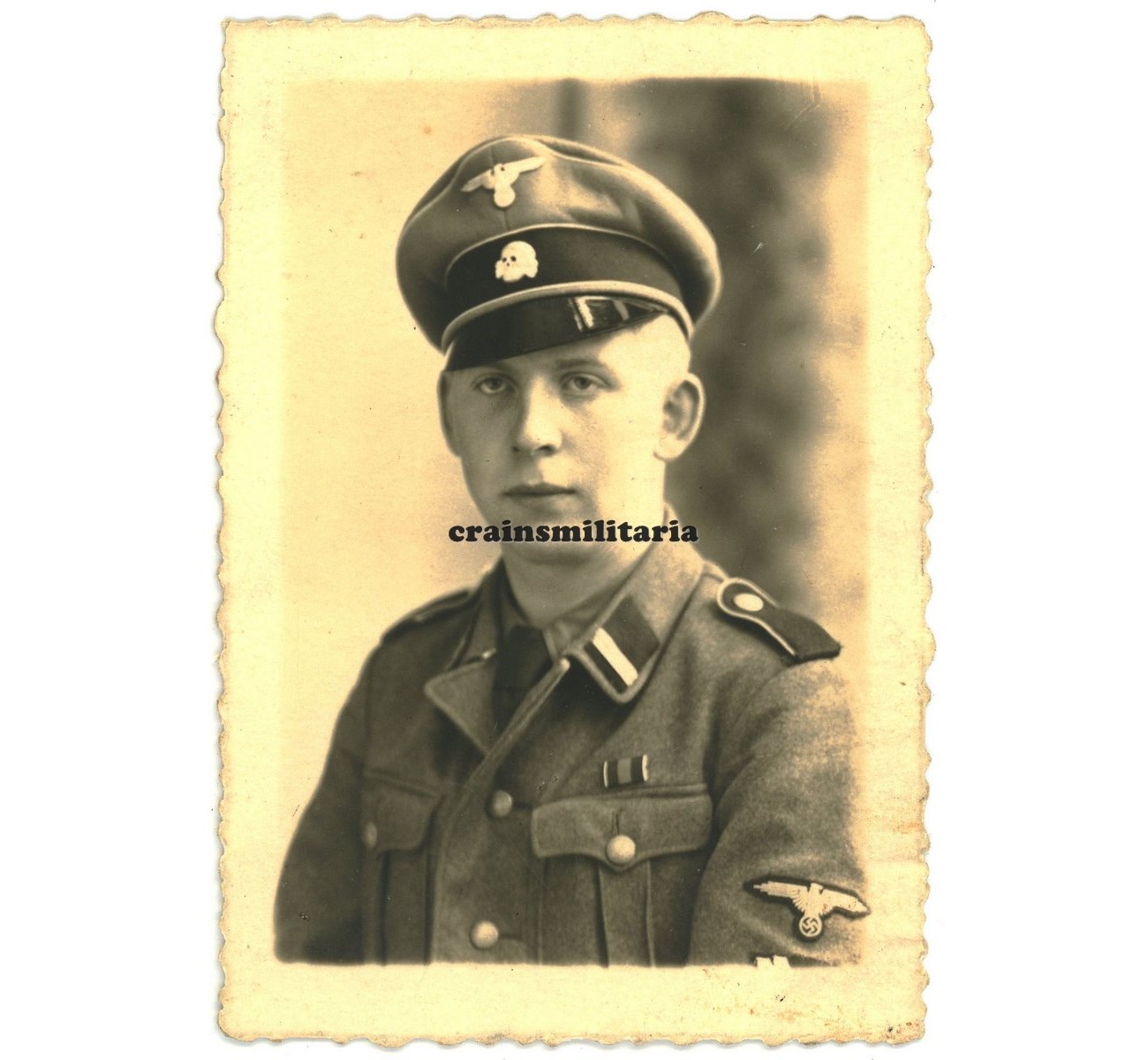A Wartime Studio Photo Of An Ss Rottenführer Of Lssah