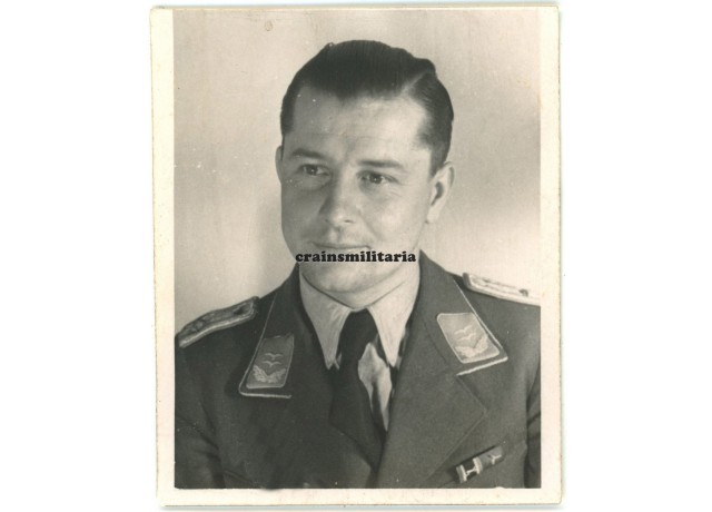 Knight's Cross winner Hubert Rauh portrait