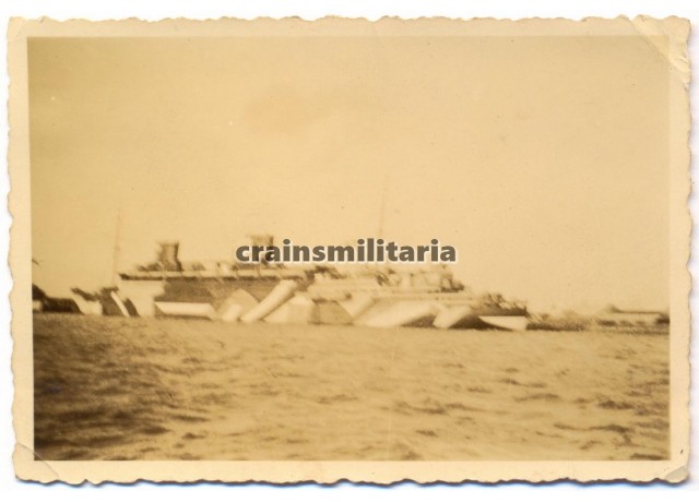 Ship 'Europa' with camouflage in Bremerhaven Ship 'Europa' with camouflage in Bremerhaven