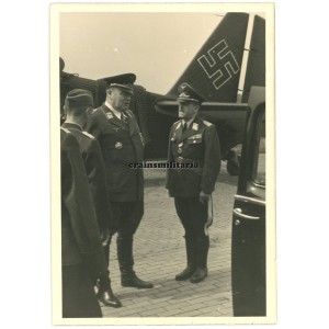 GFM Hugo Sperrle in airfield visit