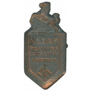 NSDAP Parteitag Hannover 1934 tinnie NSDAP Parteitag Hannover 1934 tinnie