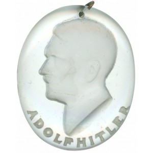 Adolf Hitler glass pendant