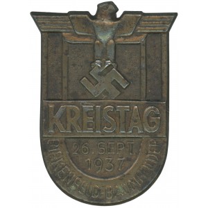 NSDAP Kreistag Birkenfeld Baumholder 1937 tinnie