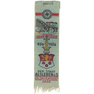 Alsleben 1936 commemorative ribbon