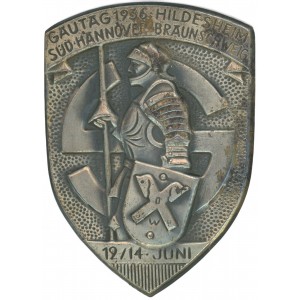 NSDAP Gautag Hildesheim Braunschweig 1936 tinnie