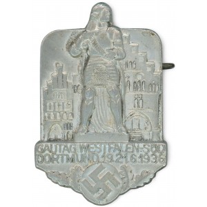 NSDAP Gautag Westfalen-Süd Dortmund 1936 tinnie NSDAP Gautag Westfalen-Süd Dortmund 1936 tinnie
