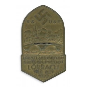 NSDAP Grenzlandtreffen Lörrach 1933 tinnie
