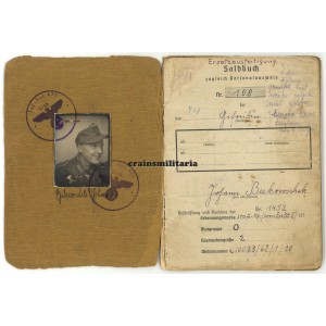 Slovenian 5.JD WIA Jäger Soldbuch