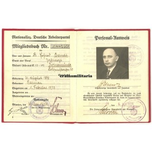 NSDAP Parteibuch, Swinemünde dentist