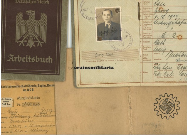 Flak Wehrpass grouping, I.G. Farben & Reichsautobahn worker