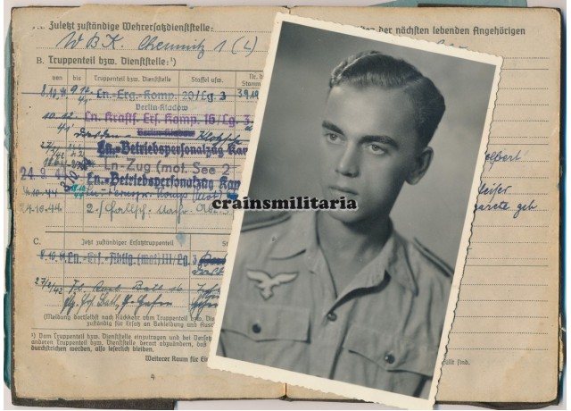 Fallschirmjäger Soldbuch group - 3.FJD Ardennes Fallschirmjäger Soldbuch group - 3.FJD Ardennes