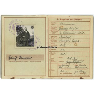 Luftwaffe-Division Meindl Demjansk KIA Wehrpass