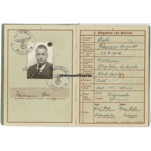 Landesschützen KIA Wehrpass, Kowel 1944