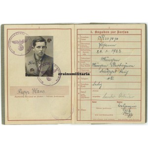 101.JD Jäger KIA Wehrpass