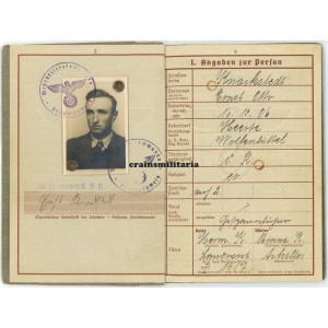 203. Sicherungs-Division KIA Wehrpass 203. Sicherungs-Division KIA Wehrpass