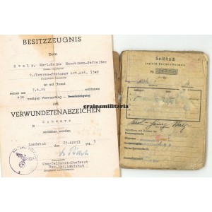 S-Boot Soldbuch, WIA Germany 1945