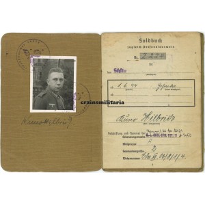 Abwehr Soldbuch - Lehr-Regiment Kurfürst, OKW Abwehr Soldbuch - Lehr-Regiment Kurfürst, OKW