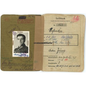 Heeresstreifendienst Soldbuch