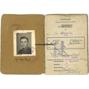 Heeresflak Soldbuch 6.Pz.Div., died as POW