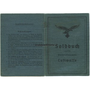 Festung Saint-Nazaire Fallschirmjäger Soldbuch