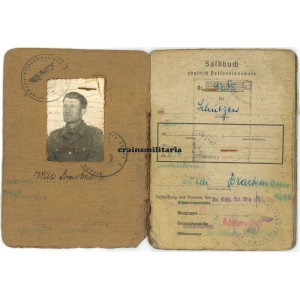 Sich.Btl.356 Croatia Soldbuch, tropical portrait