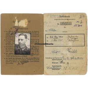 207.Sich.Div. Soldbuch, WIA Newel 1944