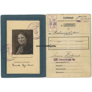 Female NSKK Transportgruppe Todt Soldbuch, France