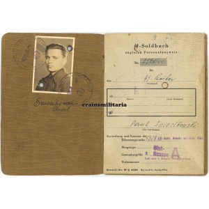 SS Florian Geyer KIA Soldbuch - Hungary 1944