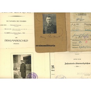 290.ID Demjanskschild Soldbuch & citations 290.ID Demjanskschild Soldbuch & citations