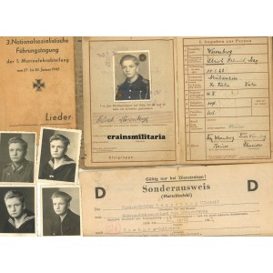 Marinehelfer Wehrpass grouping