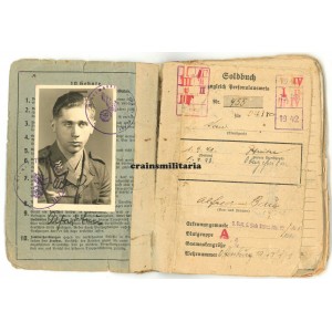 Flak gunner Erdkampf Soldbuch 