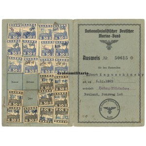 NSDMB Marinebund Ausweis, Admiral signature