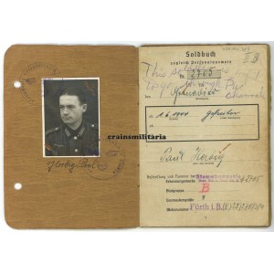389.ID Soldbuch, WIA Polozk 1944